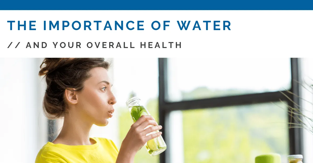 Chiropractic West Des Moines IA Importance of Water