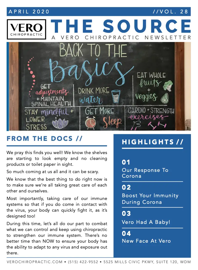 April 2020 Newsletter