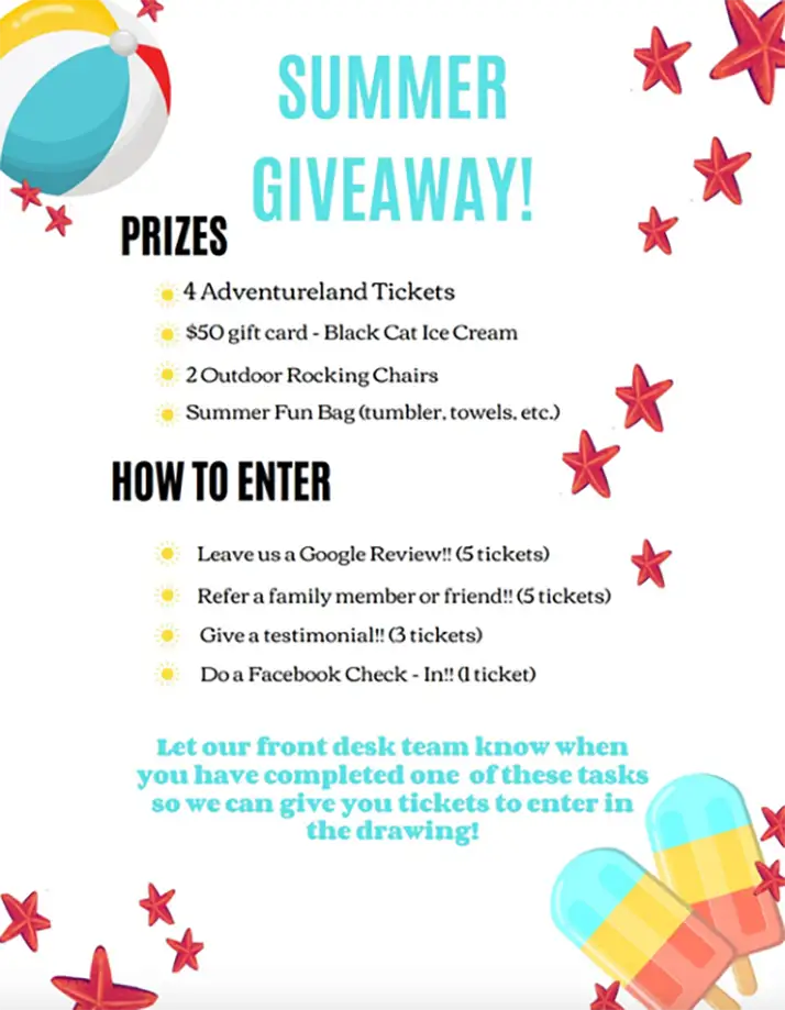 Chronic Pain West Des Moines IA Summer Giveaway