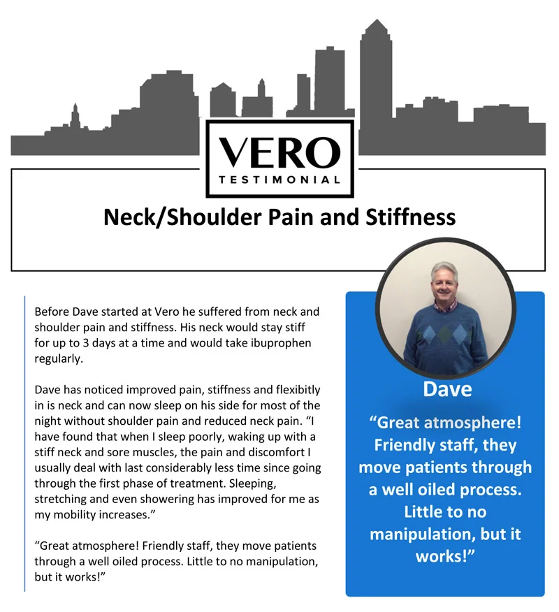 Chiropractic West Des Moines IA Neck Pain Testimonial